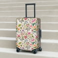 thumbnail image 6 of Disketp Bunny Floral Elastic Travel Luggage Cover Travel Suitcase Protective Cover For Trunk Case Apply To 18''-32'' Suitcase Cover-Medium, 6 of 7