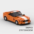 thumbnail image 2 of MOC Ford Mustang Sports Car – 346pcs Creative Building Blocks Set, Puzzle Bricks Toy for Desktop Display, Holiday Gifts & Trade Swap Collection, 2 of 10