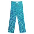 thumbnail image 3 of 3D Ocean Seawater Beach Water Pajama Pants Comfortable Elastic Waist Pajamas Fashion Sleepwear Bottoms Plus Size Homewear, 3 of 6