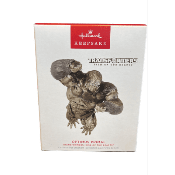 Hallmark 2023 Keepsake Transformers Optimus Primal Christmas Ornament New w Box