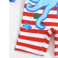 thumbnail image 5 of Emy Dola Baby Boys one Piece Swimsuit Zipper Rash Guard Kids Long Sleeve Bathing Suits UPF 50+ Sun Protection Swimwear 0-3 Years, 5 of 7