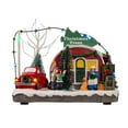 thumbnail image 3 of Kurt S. Adler Kurt Adler 4.7-Inch Battery Operated Lighted "Christmas Trees" Village Shop, 3 of 3
