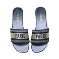 thumbnail image 5 of Dream Pairs Women’s Fashion Slide Sandals – Casual Slip-On Flats with Printed Footbed, 5 of 7