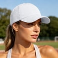 thumbnail image 6 of IUYRTFE Women's Quick Dry Ponytail Baseball Cap Breathable Perforated Mesh Summer Sports Running Hat, 6 of 9
