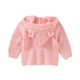 thumbnail image 4 of Suéter Para Niños Pequeños, Bebés, Niños Y Niñas, Color Sólido, Lindas Orejas, Tops De Punto, Abrigo Cálido, Ropa Rosa Odeerbi  LM103-8083, 4 of 4