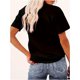 thumbnail image 3 of Camiseta de Verano para Mujer Suave Cuello RedondoCreative English Heart Flag Pattern Printed Women'S Fashionable Round Neck Short Sleeve, Simple Casual Sports T-Shirt, Comfortable Summer Top for Wo, 3 of 7