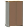thumbnail image 5 of vidaXL Armoire à Chaussures VIGO Gris 60x35x96 cm Bois Massif Pin, 5 of 5