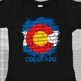 thumbnail image 4 of Inktastic Graffiti Colorado State Flag Boys or Girls Baby Bodysuit, 4 of 5