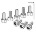 thumbnail image 1 of Uxcell 60-Pack M3 x 6mm Hex Socket Head Cap Screws Bolts, 304 Stainless Steel Machine Bolt Full Thread Precision Fasteners, 1 of 7