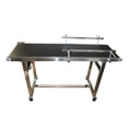 thumbnail image 6 of PreAsion Conveyor With Double Guardrail 59*15.7" Black PVC Belt Conveyor Industrial Conveyor System, 6 of 9