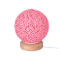 thumbnail image 3 of Bearachild Twine Lampshade Light Wood Lámpara de noche decorativa Lámpara de pantalla tejida a mano para el hogar y la oficina Iluminación navideña No.2 Bearachild HA026875-02, 3 of 6