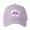 Purple, variant on Style City Baseball Cap with Embroidery Detail Adjustable Washed Design White One Size