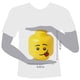 thumbnail image 2 of Room Copenhagen, Lego Storage Heads Stackable Storage Container - Buildable Organizational Bins for Kid’s Toys and Accessories - 9.45 x 9.45 x 10.67in - Large, Silly, Holds 500 Bricks, 2 of 5