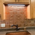 thumbnail image 2 of 612-Gwen's Cabin 24 in. x 16 in. Tin Nail-up Wall and Backsplash Tile in Lincoln Copper (32 Sq. ft. / Pack) - 12 Pieces, 2 of 7