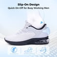 thumbnail image 5 of MAYKX Men Slip on Tennis Shoes Cushioned Running Sneaker for Daily Walking，Gym,Workout, 5 of 7