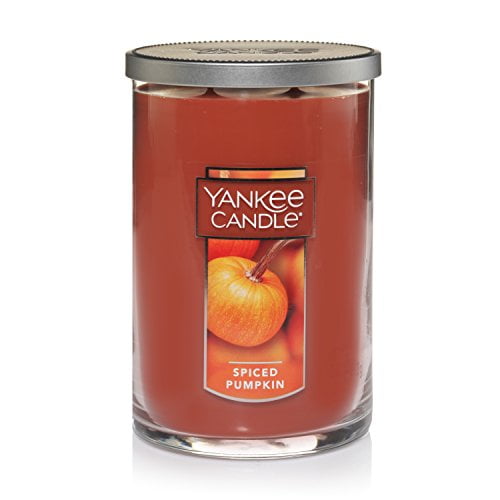 Yankee Candle Spiced Pumpkin 2-Wick Tumbler Candle, 22-Ounce