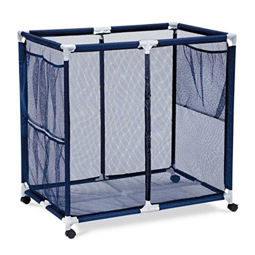 mesh pool toy storage bin