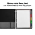 thumbnail image 4 of Staples Better Print & Apply Label Plastic Dividers 5-Tab Assorted Colors 3/Carton ST23279-CCVS, 4 of 5