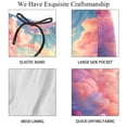 thumbnail image 4 of luoweisi Men's Beach Shorts Quick Dry Swim Trunks with Mesh Lining Clouds 2XL, 4 of 5