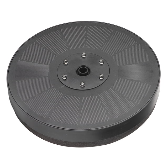Fuente con luz solar de 3 W y 7 V con boquilla flotante para baño de pájaros, jardín y paisaje