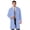 Ceil Blue, variant on 40" Unisex Plus Size Medical Lab Coat, 4 Pockets, Red, L