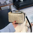 thumbnail image 2 of Bolso de mano de paja pequeño para mujer, bolso de hombro, bolso de mano de paja ..., 2 of 5