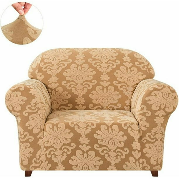 CHUN YI 1Piece Jacquard Damask Stretch Sofa Cover Slipcover Couch