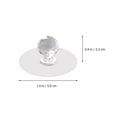 thumbnail image 2 of STRANDCHIC 6Pcs Punch Free Invisible Door Knobs White Self-Adhesive Cabinet Pulls for Furniture, 2 of 8