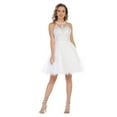 thumbnail image 2 of Formal Dress Shop Inc Juniors Womens Short Graduation Designer Dress, 2 of 11