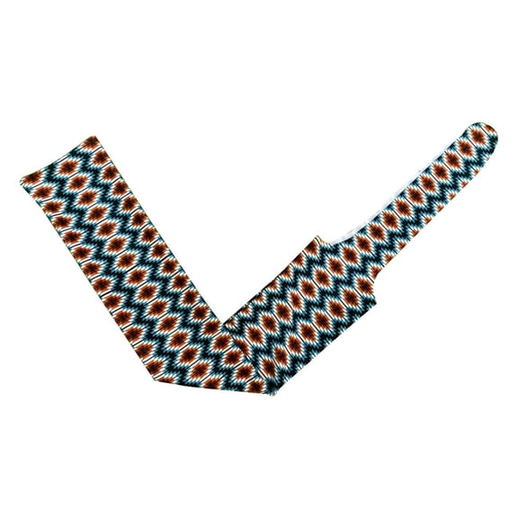 Showman Teal & Orange Aztec Slip-On Tail Bag