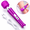 Purple, variant on 1 Pc 10 Speeds Electric Back Massagers,Handheld Rechargeable Massager,Portable Relaxation Tool for Neck and Back,Cordless Relieve Fatigue Wand Massager,Full Body Muscle Deep Tissue Tool