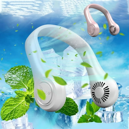 

Usb Fan Neck Portable Rechargeable Dual Effect Neck Protector Hand Cooler