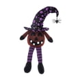 thumbnail image 3 of Muñeca espeluznante, araña, sombrero de mago, muñeco, accesorio de terror para el hogar, casa embrujada, interior y exterior. púrpura, 3 of 9