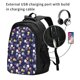 thumbnail image 2 of Easygdp Colorful Jellyfish Mochila para Laptop de Viaje con Puerto USB, Mochila para Laptop con Puerto de Carga USB para Mujeres y Hombres, 2 of 7