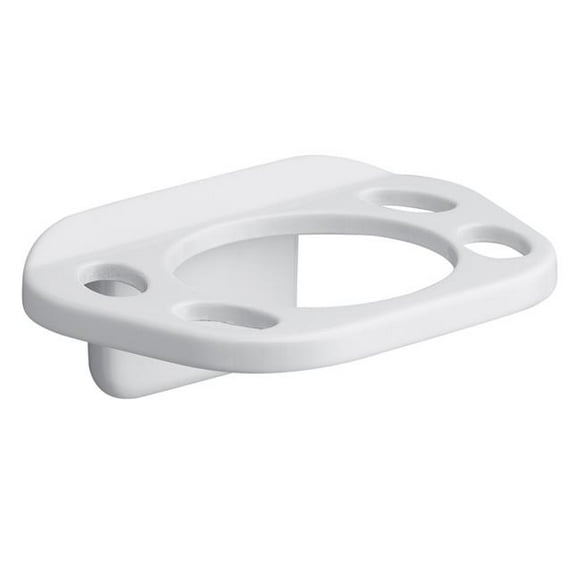 Oak Brook 4003589 Die Cast Zinc Toothbrush Holder, White