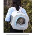 thumbnail image 2 of Astronaut Pet Carrier Backpack - Transparent Window Ventilated Travel Case for Small Animals, Lightweight Portable Puppy Cat Rabbit Hamster Carrier, Durable PC EVA Material for Camping Hiking, 2 of 3