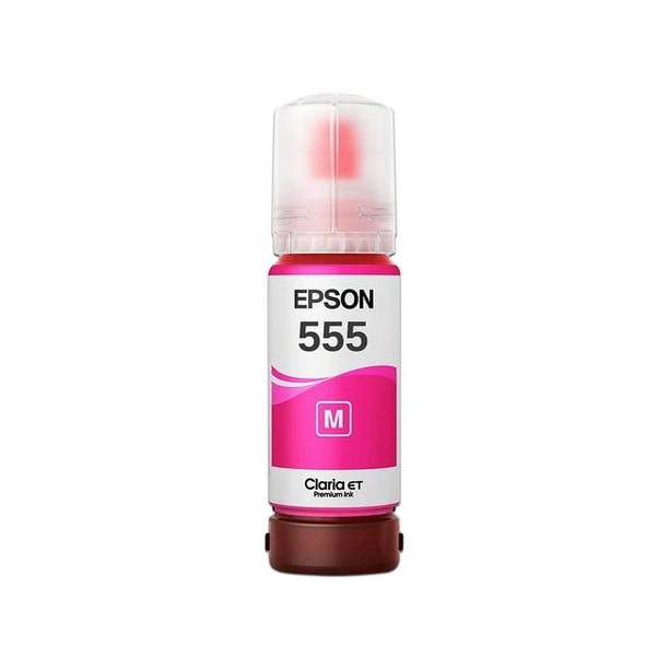Botella de Tinta Epson T555320-AL, 70 ml. Color Magenta. Epson T555320-AL
