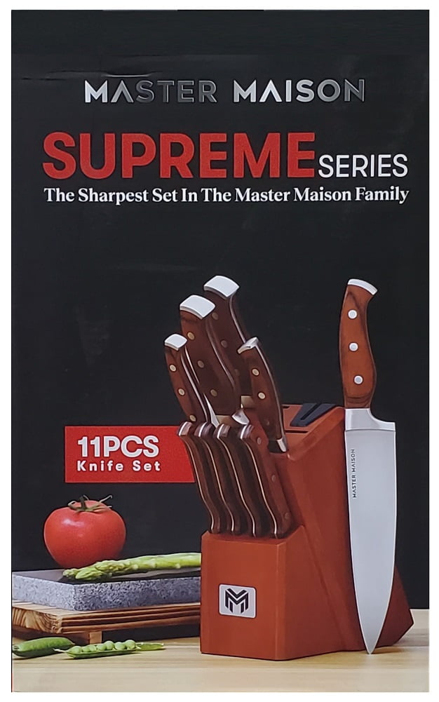 Master Maison Supreme Series 11-Piece Kitchen Knife Set With