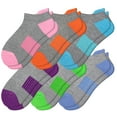 thumbnail image 5 of EALLCO Womens Ankle Socks Low Cut Socks Cushioned Athletic Running Socks for Women 6 Pairs, 5 of 6