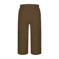 thumbnail image 5 of Cargo Capris for Women, Audhol Capri Cargo Pants for Women 2026 Summer Hiking Pants 2026 Lightweight Summer Hiking Pants Capris for Women with Pockets Brown 3XL, 5 of 7