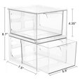 StorMiracle 3 Pack Clear MMF7 Makeup Organizer and Acrylic Organizers