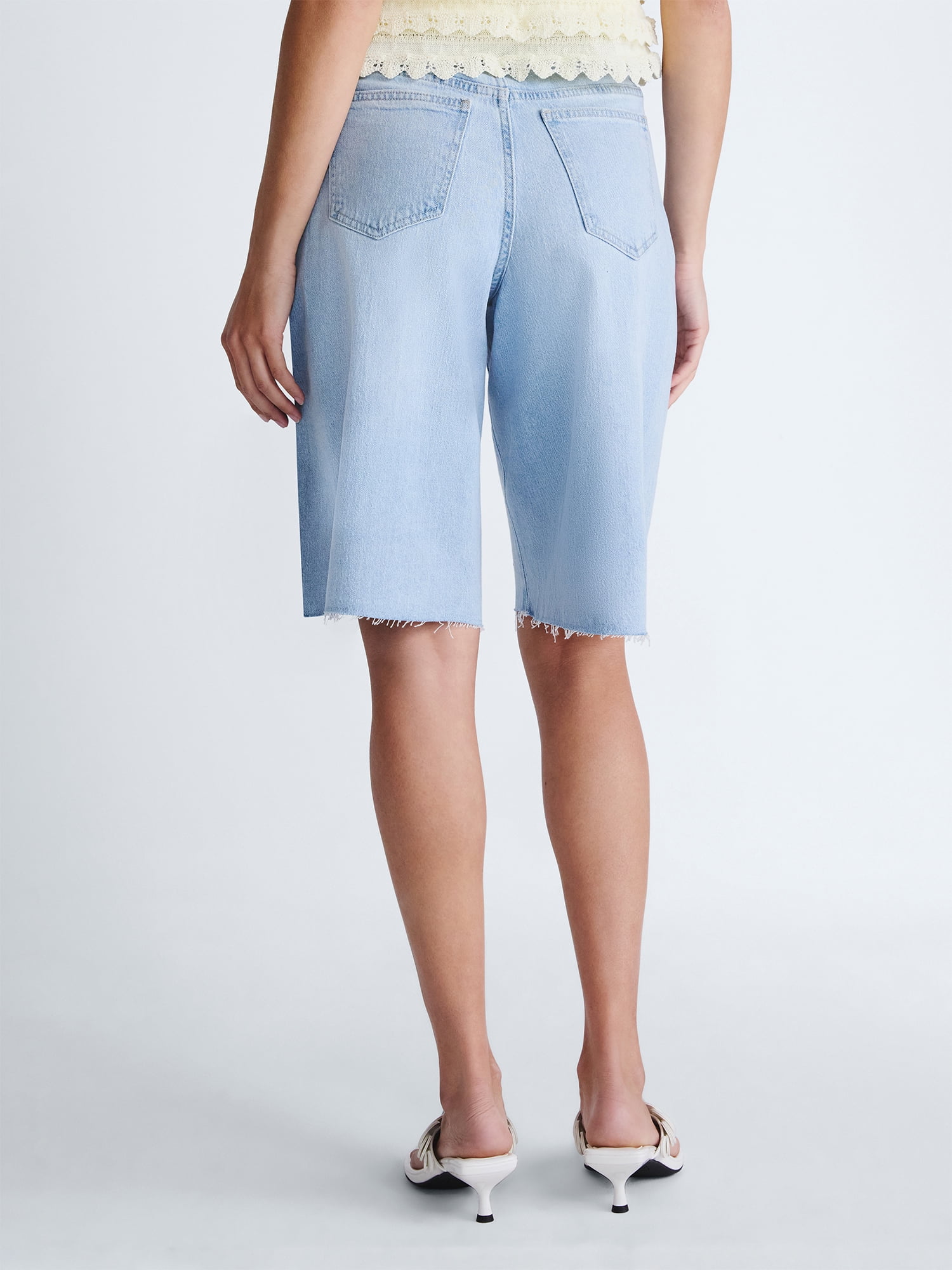 Scoop Women's and Women's Plus Denim Bermuda Shorts, Sizes 0-26W