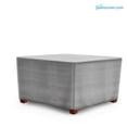 thumbnail image 4 of Patio Large Waterproof Ottoman Cover - Outdoor Square Side Table Covers - Patio Ottoman Washable Cover - Heavy Duty Furniture 60 Inch Grey, 4 of 5