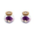 thumbnail image 4 of Ounissouiy Eternal Lantern - Forever Bright Colors Tratamiento de agua dulce Luminous Eternal Flower purple púrpura 2piezas, 4 of 6
