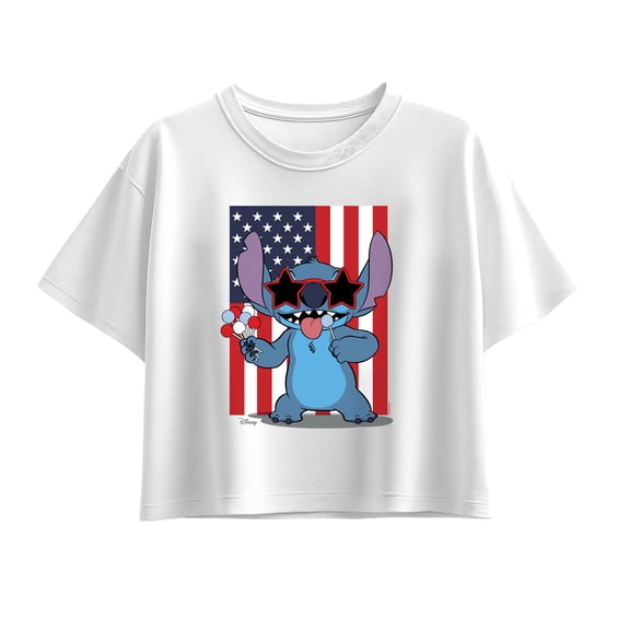 Lilo & Stitch - Stitch Americool - Youth Girls Boxy T-Shirt