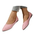 thumbnail image 3 of Xiaoxatg Women's Casual Shoes Comfortable On Ballet with Square Toe for Everyday Wear and Travel 6.5 Pink, 3 of 9
