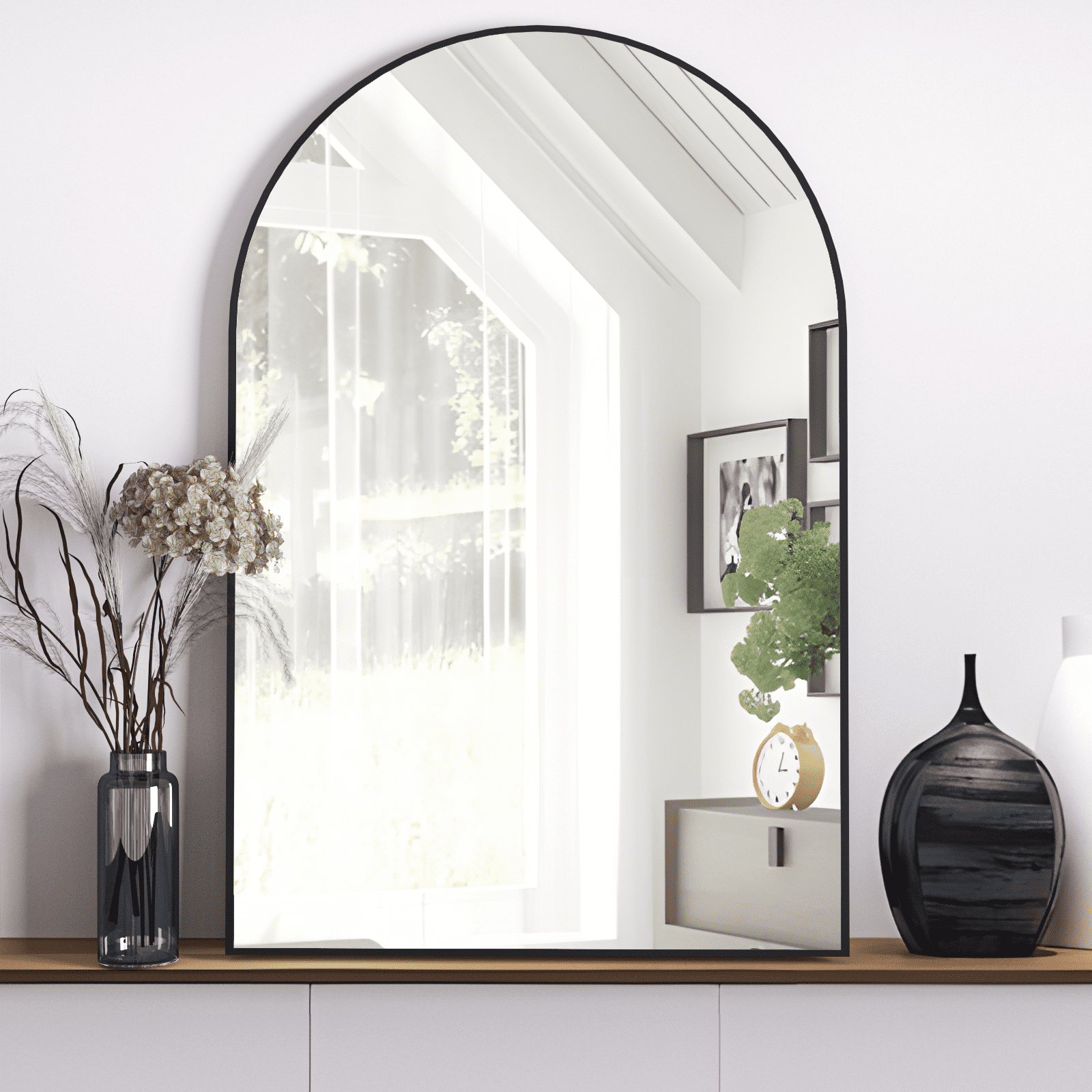 CONGUILIAO Arch Wall Mirror Bathroom Arched Mirror 20x30 Vanity Mirror