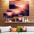 thumbnail image 3 of Vintage Biker at Sunset - Modern Landscape Wall Art Canvas, 3 of 4