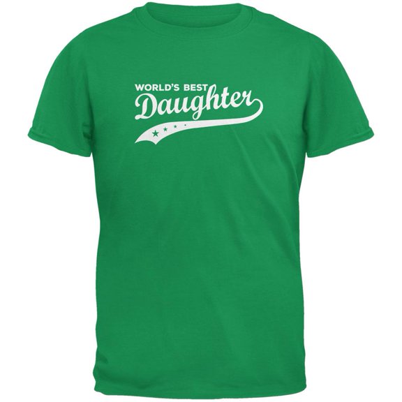 World's Best Daughter Irish Green Youth T-Shirt - Youth X-Large
