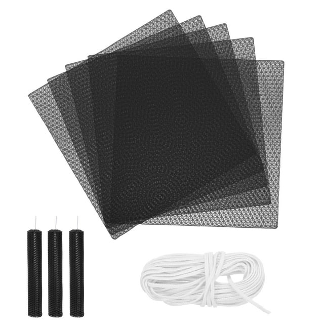 Kit para Hacer Velas de Cera de Abejas de 5 piezas, Hoja de Cera de Abejas Negra de 8"x8" con 1 Mecha
